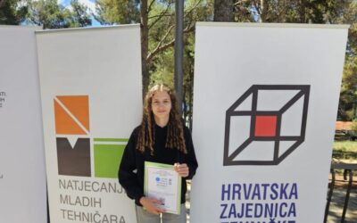 Veliki uspjeh naše učenice – LD (8.c) dobitnica Oskara znanja!