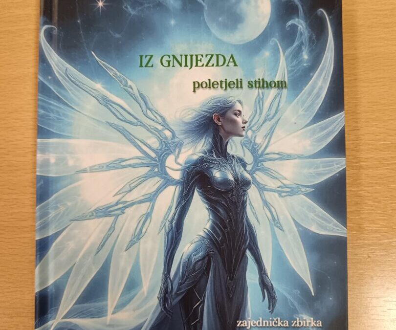Iz gnijezda poletjeli stihom – pjesme naše učenice objavljene u zbirci pjesama i izložene u školskoj knjižnici
