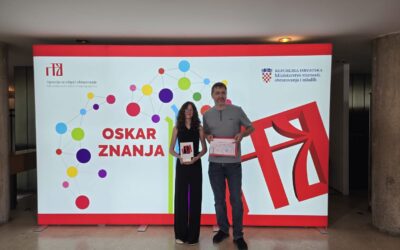 Magdalena Mandl na osvajanju Nagrade Oskar znanja 2026.