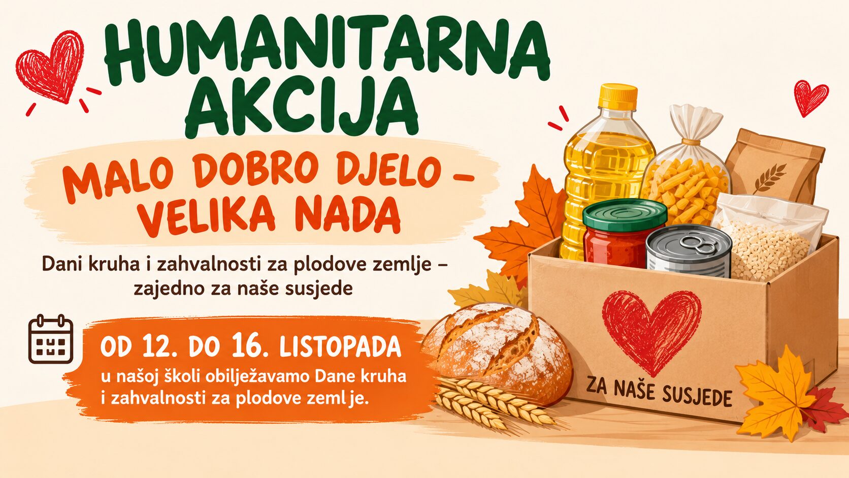 Humanitarna akcija_ Malo dobro djelo, velika nada