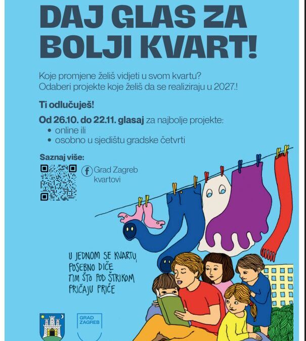 Gradski projekt “Daj glas za bolji kvart!”